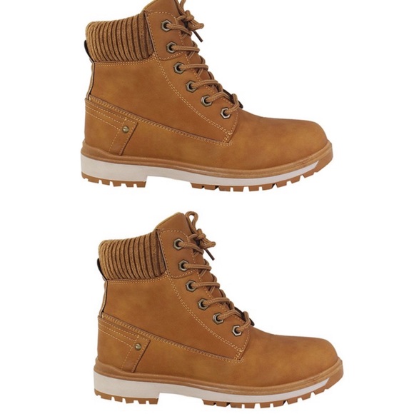 Shoes High Top Combat Boot Mustard Poshmark